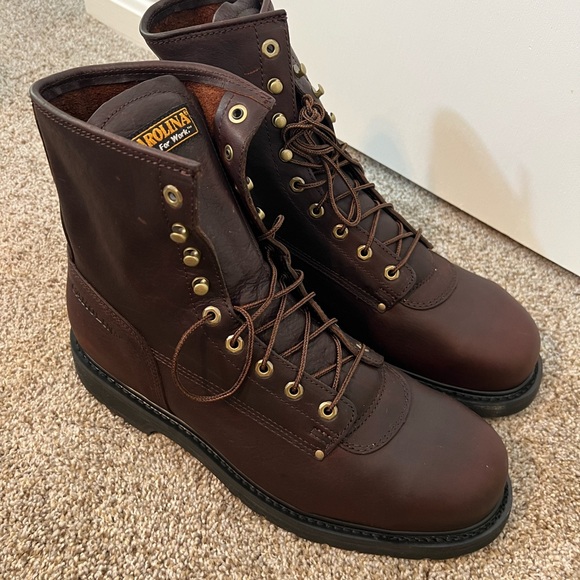 Brand New! Carolina 8” Steel Toe Work Boots - Size 15 - Picture 4 of 9